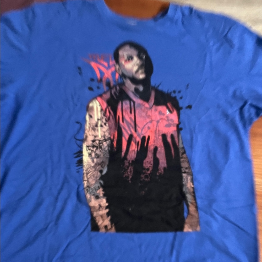 Jordan Blue and Red Graphic Tee